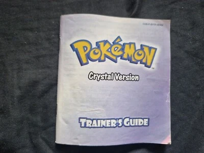 POKEMON CRYSTAL VERSION Nintendo Game Boy Color Game MANUAL ONLY - Image 1 of 2
