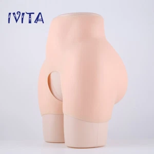 IVITA L Size Thickened Hip Silicone Open Crotch Pants Buttocks And Hips Enhancer - Picture 1 of 12