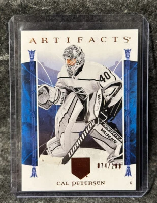 2022-23 Upper Deck Artifacts Cal Petersen Copper 074/299 #52 - Image 1 of 2