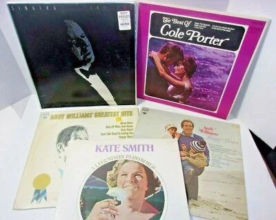 Sinatra Cole Porter Andy Williams Jerome Kern & Kate Smith 7 Record Lot - Image 1 of 4