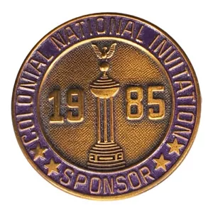 Spilla Sponsor Torneo di Golf Invitational 1985 Ft. Worth Texas - Foto 1 di 2