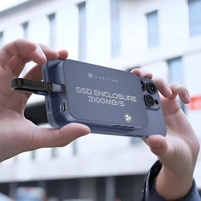 Magnetic USB-C 40Gbps NVMe SSD Enclosure for PC, MAC, iPhone & Android - NIB - Image 1 of 4