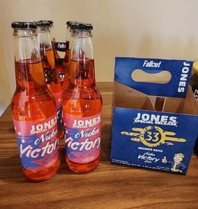 Jones Soda Special Release Nuka-Cola Victory 4-Pack w/ Carrier Fallout IN-HAND! - Picture 1 of 2