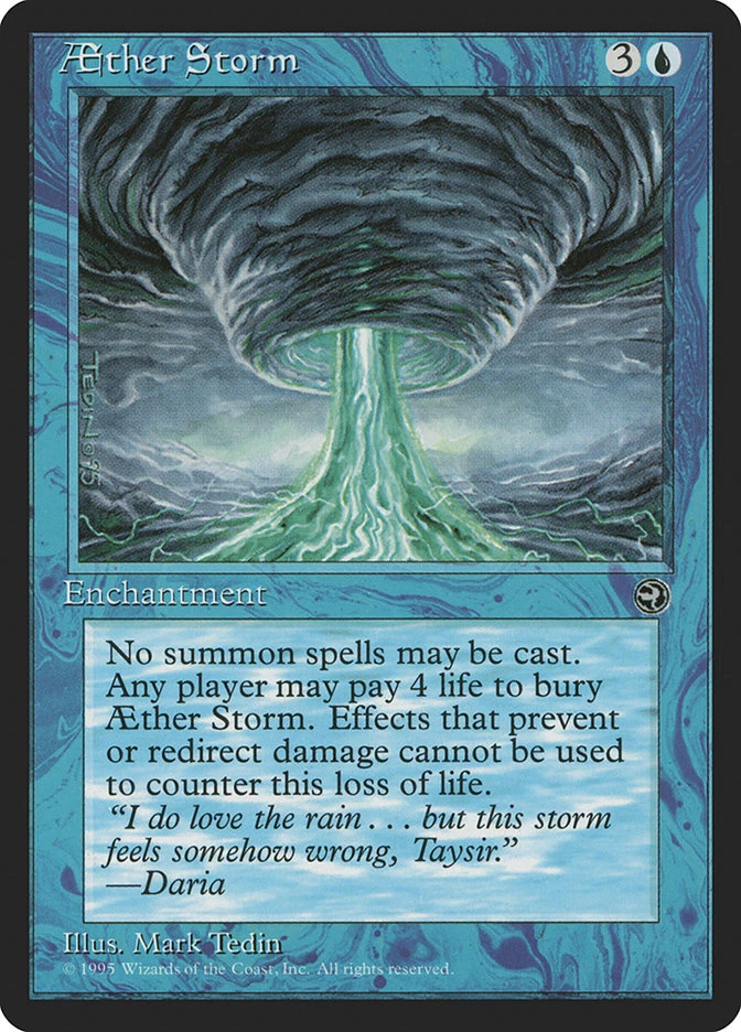4x Aether Storm - LP - Homelands - SPARROW MAGIC mtg - Image 1 of 1