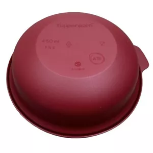 Tupperware Aloha Bowl with Lid 450ml Burgundy Serving Brand New - Picture 1 of 4