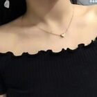 Gold Silver Plated Women Necklace Long Chain Heart Pendant Necklaces Jewelry 1pc