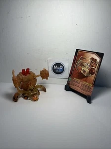 Bakugan Coredem Translucent Subterra w/ Deluxe Rock Hammer W/Card WORKING RARE - Picture 1 of 17