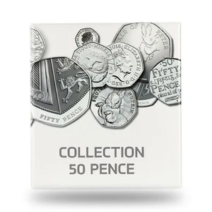 50 PENCE - 200 Coins ALBUM / ProSCHULZ Extra Strong Professional Collection-2021