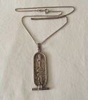 Beautiful Silver Necklace with Egyptian Pendant