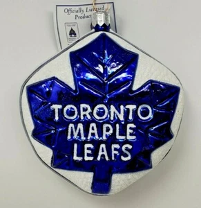 HOJAS DE ARCE TORONTO TESOROS ESLAVOS ADORNO VIDRIO SOPLADO 4" - Imagen 1 de 2