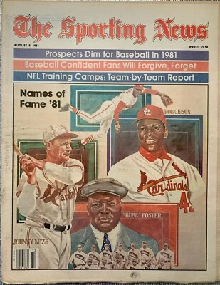 8/8/1981 The Sporting News - Jack Nicklaus, Walter Payton, Bud Grant, Ken Stabler Foto 1 de 4