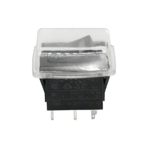 LIGHT COUNTRY R19A 4-pin 6A 250V With Waterproof Cover Rocker Switch Replacement - Picture 1 of 3