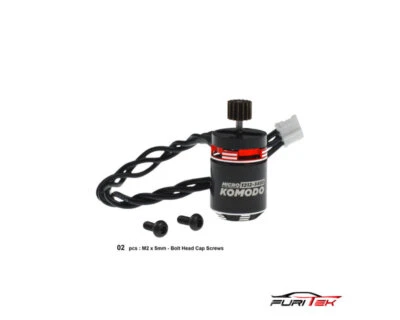 Furitek Micro Komodo 1212 3450kV Brushless Motor mit Ritzel 15 Zähne für Wagon F - Bild 1 von 4