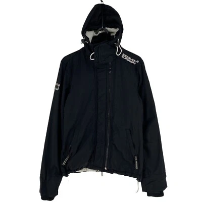 SUPERDRY Original Windcheater Black Hooded Jacket Size XS - Image 1 of 4