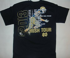 Notre Dame Fighting Irish 2013 Football Short Sleeve Shirt Youth ND Medium NEW