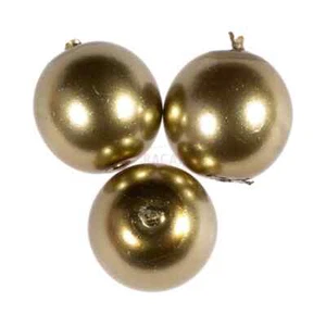 Renaissance Perlen Kugel glanz oliv ca. 4-8mm, 1x - Bild 1 von 1