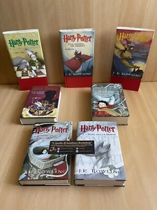 Harry Potter Saga Completa 3 Prime Stampe 3 Tele Rosse Prima Edizione - Foto 1 di 18