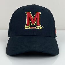 Under Armour Men’s Maryland Terrapins Black Embroidered Logo Strapback Hat