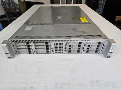 CIsco C240 M4 M4S2 2U, Xeon E5-2670 V3, 32GB DDR4, 12G SAS RAID, 10GB, SFF Trays - Image 1 of 4