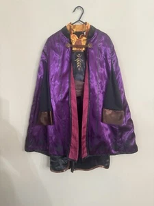 Disney Frozen Anna Dress With Cape Size 5/6 - Picture 1 of 4