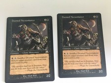 2x Doomed Necromancer NM Onslaught Mtg Magic the Gathering - Free Shipping x2