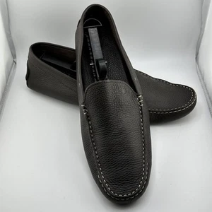 Tod's Gommino Driving Shoes Excellent Dark Brown Leather Mens 11.5 UK / US 12 M - Picture 1 of 13