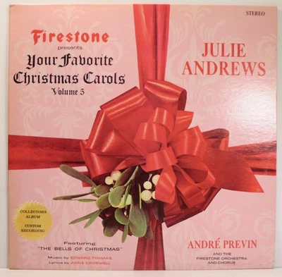 Julie Andrews Your Favorite Christmas Carols Volume 5 LP - Image 1 of 4