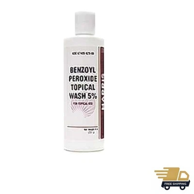 Harris Pharma 5% Benzoyl Perox Wash, 8 onças - Imagem 1 de 2