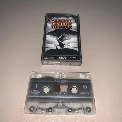 ANDY TAYLOR   "Thunder"   1987  Cassette   MCAC-5837 - Image 1 of 3