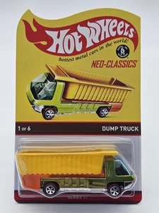 Hot Wheel Dump Truck Neo Classics Series 11 Green #2673/4000 Limited - Picture 1 of 6