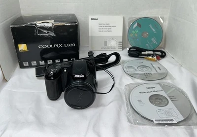 Nikon Coolpix L820 Digital Camera 16 MP w/ Strap Powers On & Works (Read Desc) - Image 1 of 4