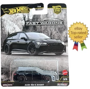 Hot Wheels Car Culture Fast Wagons Audi RS 6 Avant 0/5 Chase 1:64 Diecast Metal - Picture 1 of 2