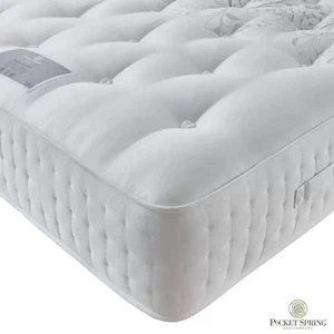 Luxury Spring Bed Company Mulberry Natural 4000 Pocket Mattress, King Size - Picture 1 of 5