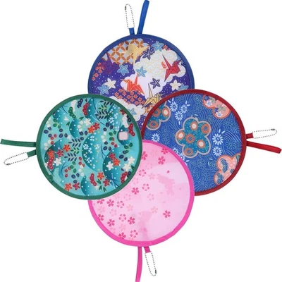 4 Pcs Round Foldable Fans Portable Lightweight Hand Fans For Cooling Events - Bild 1 von 4