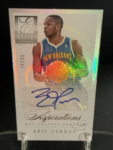 2012-13 Donruss Elite Eric Gordon Autograph Card /90 Aspirations!! - Picture 1 of 2