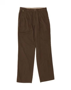 LACOSTE Womens Pegged Chino Trousers Size 42 Large W32 L35 Brown Cotton BT13 - Picture 1 of 3