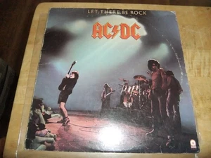 VTG 1977 AC/DC Let There Be Rock STEREO Vinyl LP ATCO Records MUSIC VG+/GD WORKS - Picture 1 of 9