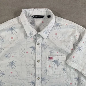 Travis Mathew Lincoln Way Button-Up Golf Shirt Men Large Multi AOP NWOT $100 - Picture 1 of 10