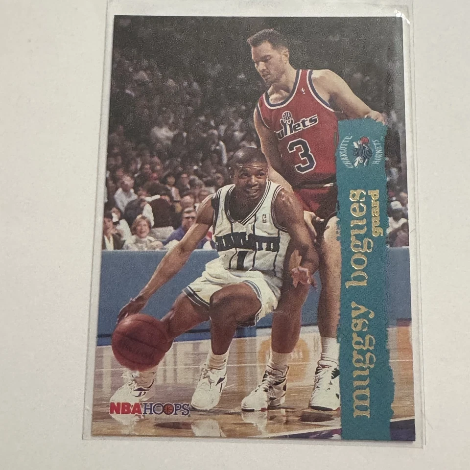 1995-96 Hoops #14 Muggsy Bogues - Image 1 of 1