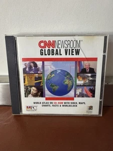 CNN Newsroom Global View World Atlas 1994 CD ROM Windows/MPC - Picture 1 of 3