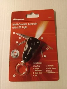 Snap-On Multi Function Keychain With LED Light 870545 Black - Picture 1 of 4