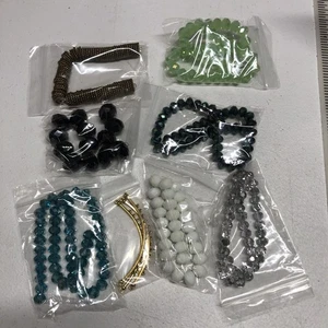 8 Bags Assorted Beads Variety for Costume Jewelry and Crafts Making 12 oz - Picture 1 of 7