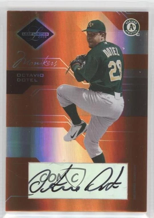 2005 Leaf Limited Monikers Bronze /25 Octavio Dotel #59 Auto - Image 1 of 2