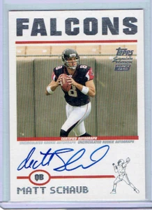 MATT SCHAUB 2004 Topps ROOKIE AUTO RC /1499 Texans #91 - Picture 1 of 2