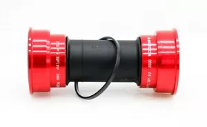SwishTi Road MTB Press-Fit Bottom Bracket BB86/BB89.5/BB92 for Shimano Red - Foto 1 di 4