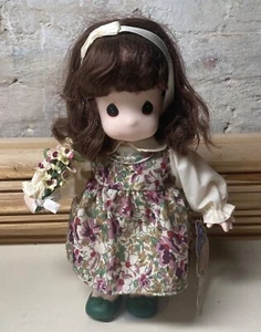 Precious Moments Garden Friends Doll PUMPKIN October #1464 1st Edit Stand & Tag - Picture 1 of 7