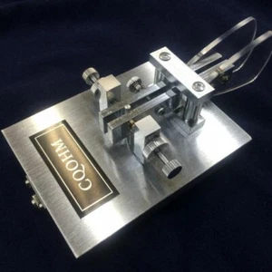 Automatic CW Paddle Morse Code Key, CW-ONE GHD Key x CQ Ohm Collaboration Paddle - Picture 1 of 5