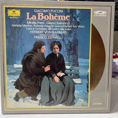 La Boheme -  Giacomo Puccini -  Herbert v. Karajan Laserdisc - Bild 1 von 4
