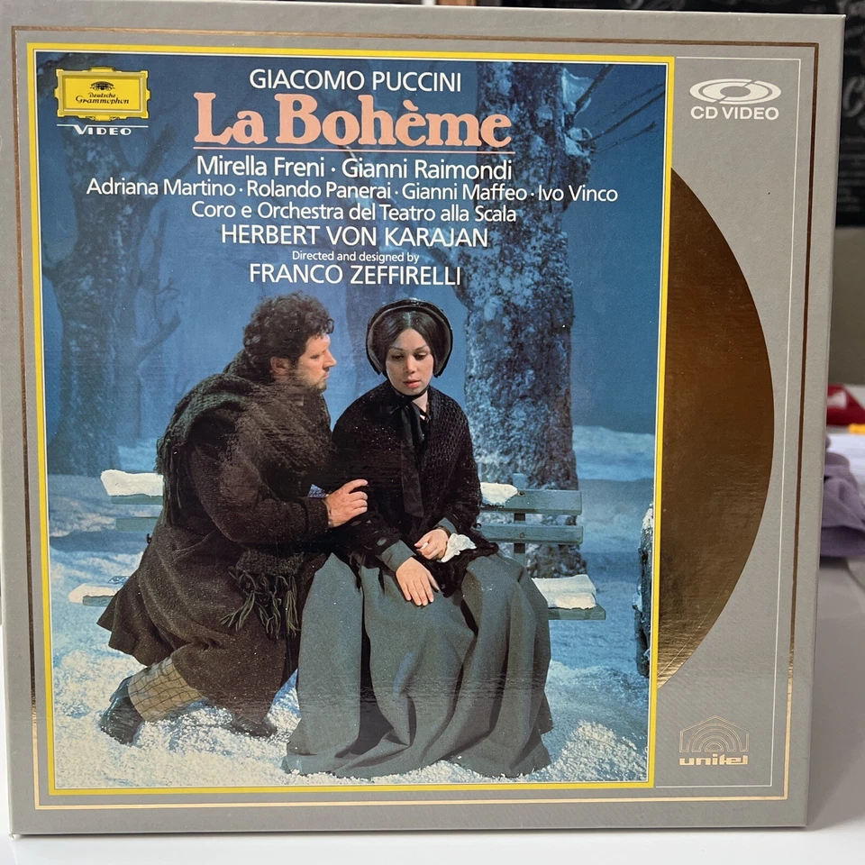 La Boheme -  Giacomo Puccini -  Herbert v. Karajan Laserdisc - Bild 1 von 4