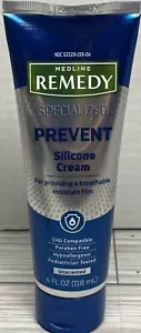 Medline Remedy Specialized Prevent Silicone Cream 4 oz unscented heavy duty - Picture 1 of 1